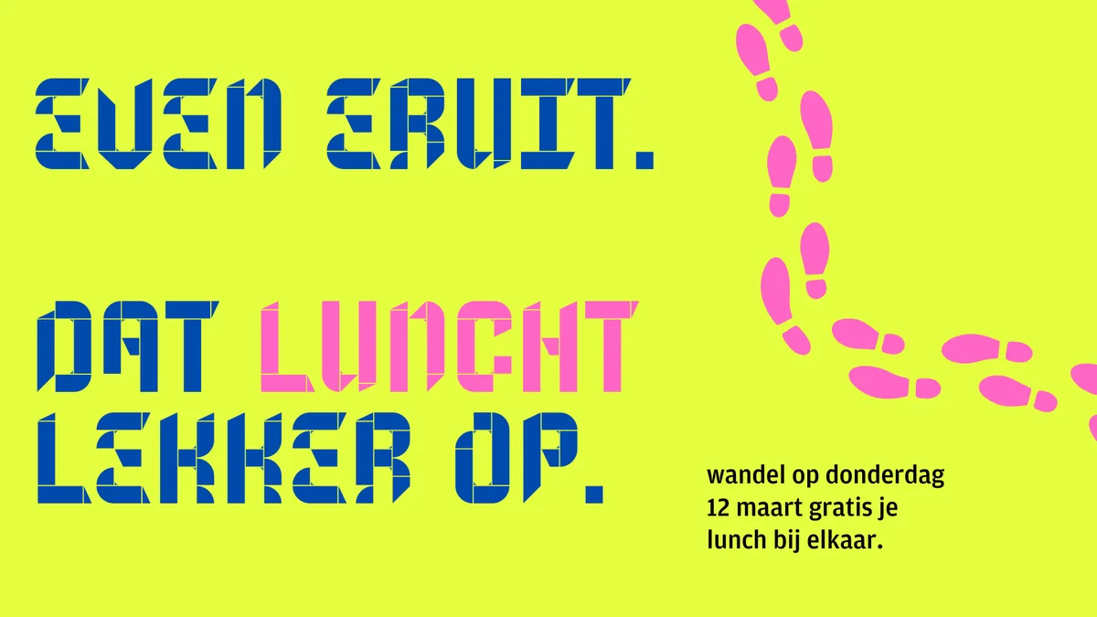 XL Lunchwandeling Spoorzone (12 maart) - save the date!