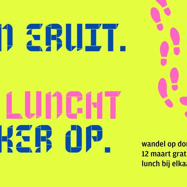 XL Lunchwandeling Spoorzone (12 maart) - save the date!