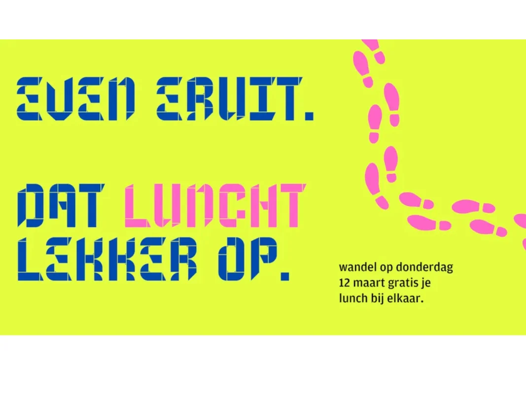 XL Lunchwandeling Spoorzone (12 maart) - save the date!