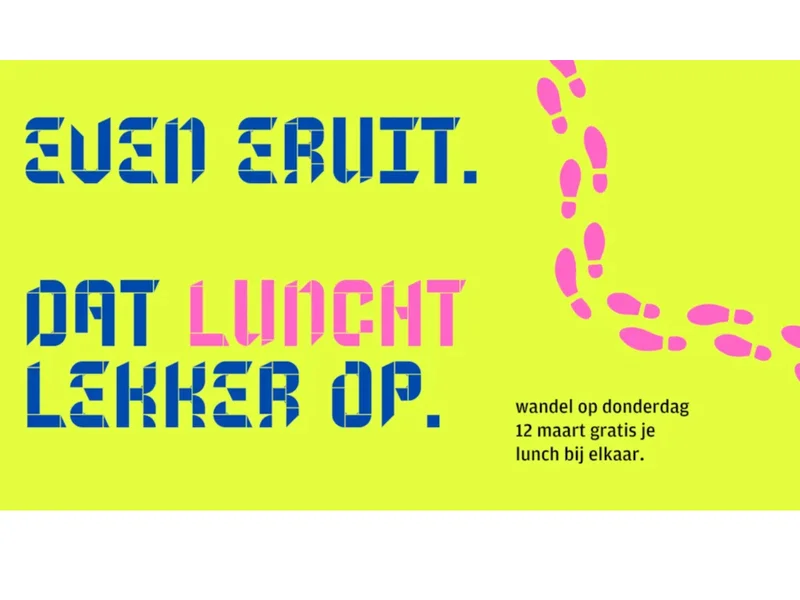 XL Lunchwandeling Spoorzone (12 maart) - save the date!